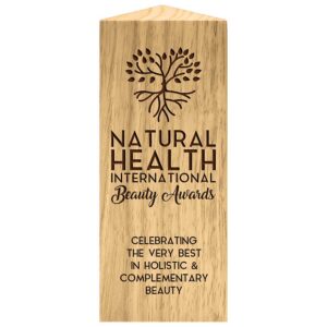 Bamboo Wooden Desk Plaque Trophy HQ