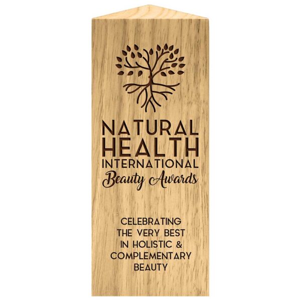 Bamboo Wooden Desk Plaque Trophy HQ