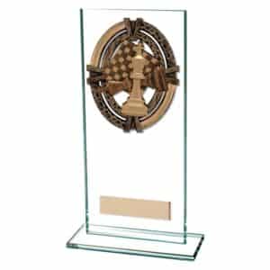 Maverick Legacy Chess Jade Glass Award Trophy HQ