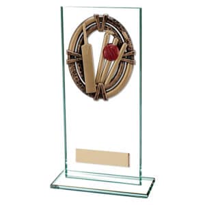 Maverick Legacy Cricket Jade Glass Award Trophy HQ