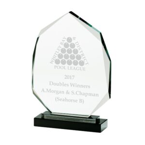 Clarity Optical Crystal Award Trophy HQ