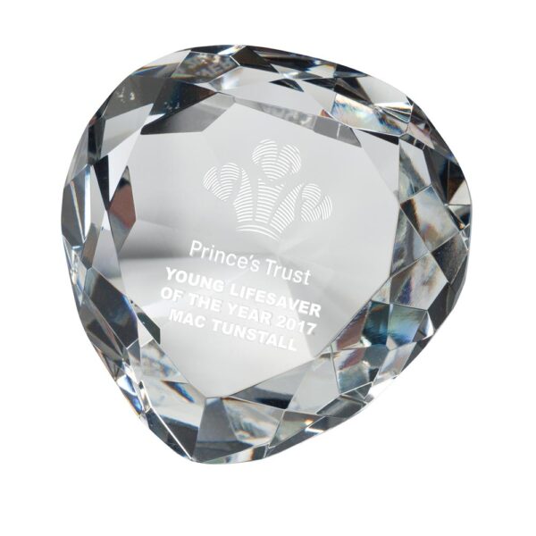 Venus Optical Crystal Paperweight Trophy HQ