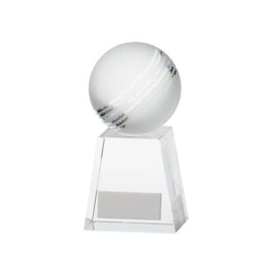 Voyager Cricket Crystal Award Trophy HQ