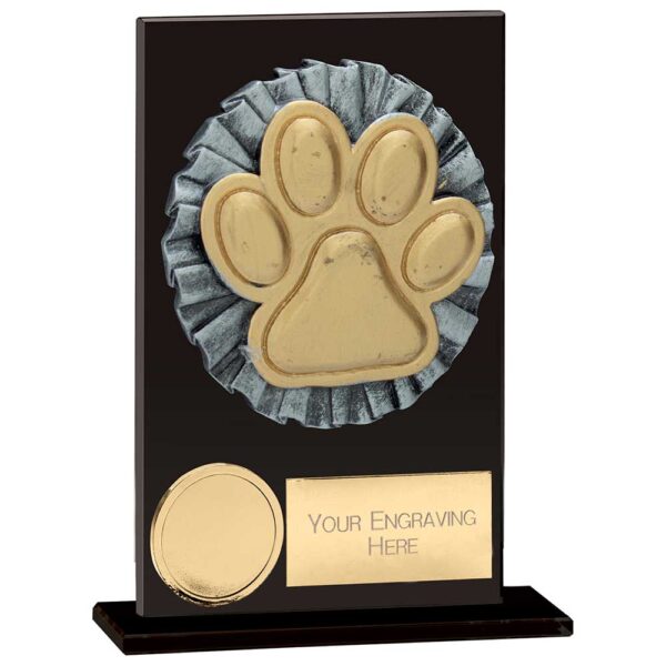 Euphoria Hero Dog Agility Glass Award Trophy HQ