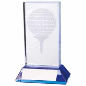 Davenport Golf Crystal Award Trophy HQ