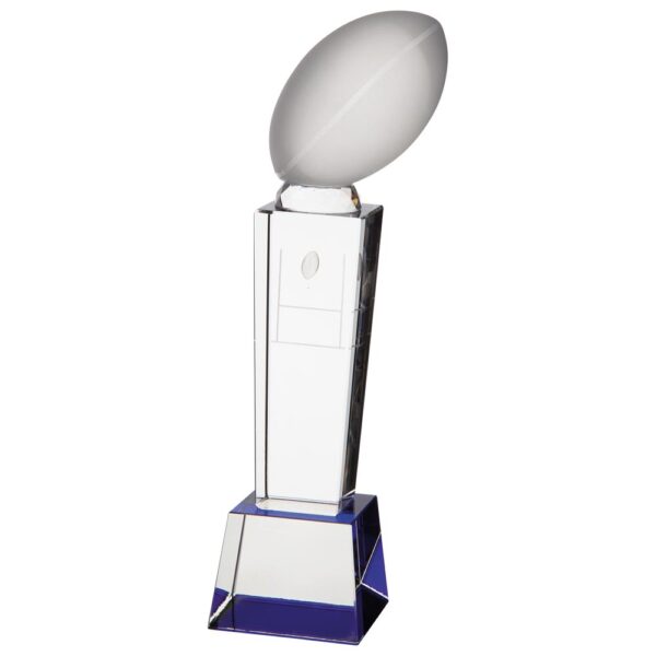 Tribute Rugby Crystal Award Trophy HQ