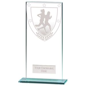 Millennium Running Jade Glass Award Millennium Running Jade Glass Award Trophy HQ