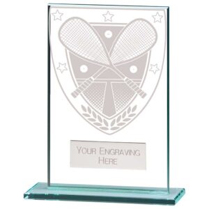 Millennium Squash Jade Glass Award Millennium Squash Jade Glass Award Trophy HQ