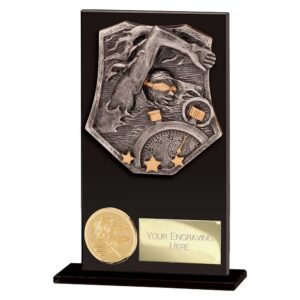 Titan Hero Swimming Glass Award Trophy HQ