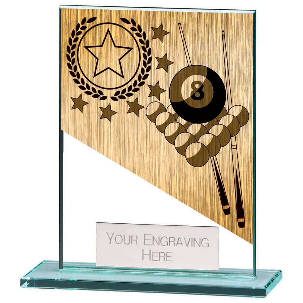 Mustang Pool Jade Glass Award Mustang Pool Jade Glass Award - Image 5