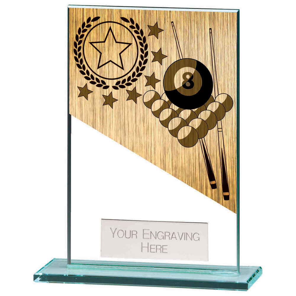 Mustang Pool Jade Glass Award Mustang Pool Jade Glass Award - Image 6