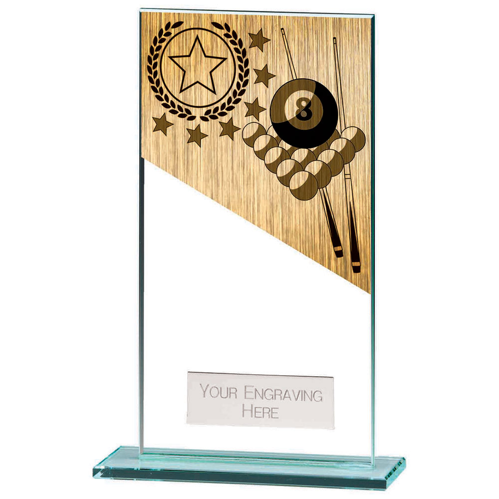 Mustang Pool Jade Glass Award Mustang Pool Jade Glass Award - Image 3