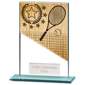 Mustang Tennis Jade Glass Award Mustang Tennis Jade Glass Award Trophy HQ