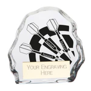 Mystique Darts Glass Award Trophy HQ