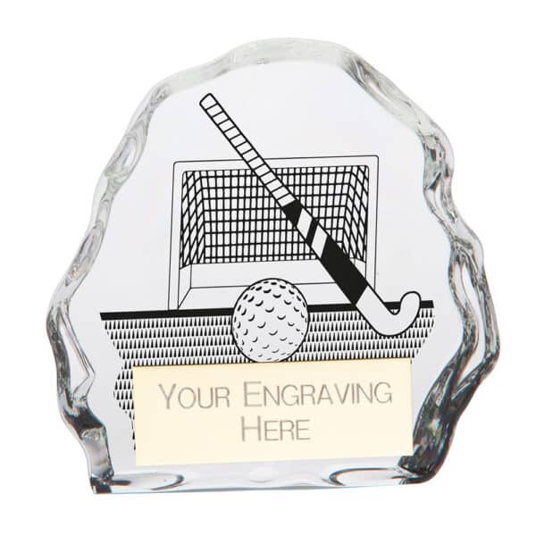 Mystique Hockey Glass Award Trophy HQ
