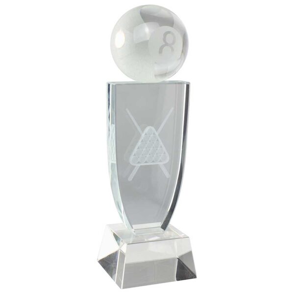 Reflex Pool Crystal Award Trophy HQ