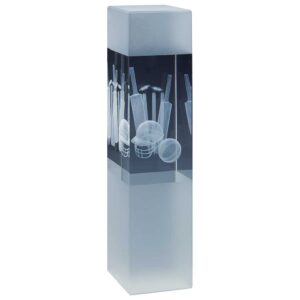 Arctic Blast Cricket Crystal Award Trophy HQ