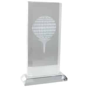 Motivation Golf Crystal Award Trophy HQ