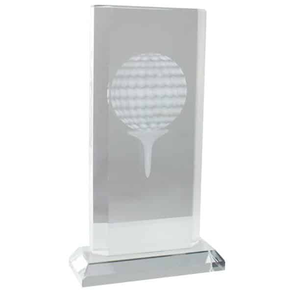 Motivation Golf Crystal Award Trophy HQ