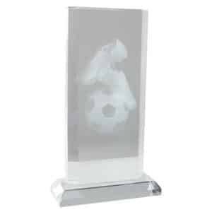 Motivation Football Crystal Award Trophy HQ