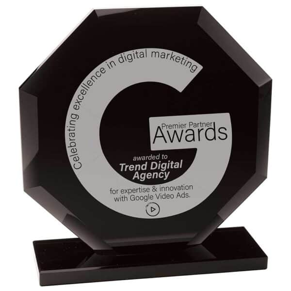 Octave Glass Award Trophy HQ