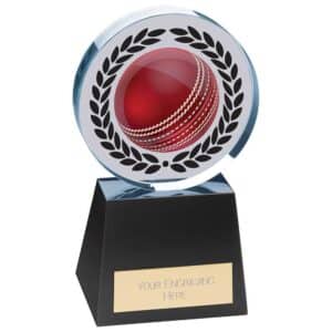 Emperor Cricket Crystal Award Trophy HQ