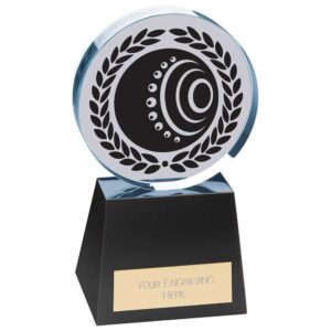 Emperor Lawn Bowls Crystal Award Trophy HQ