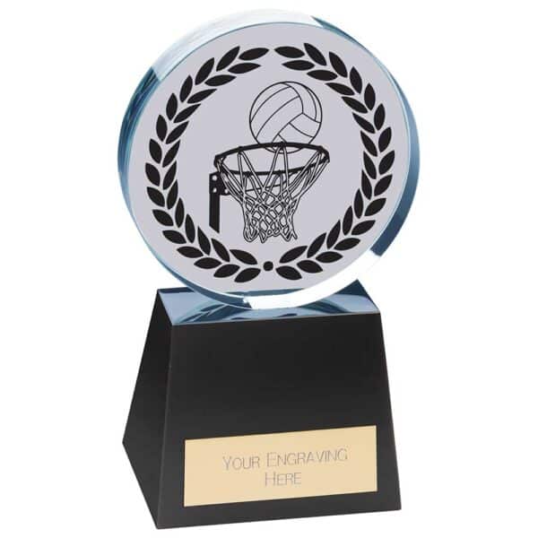 Emperor Netball Crystal Award Trophy HQ