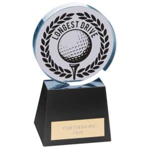 Emperor Longest Drive Crystal Award Trophy HQ