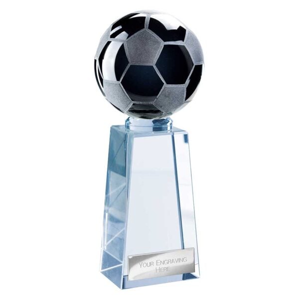 Aurora Football Glass Award Trophy HQ