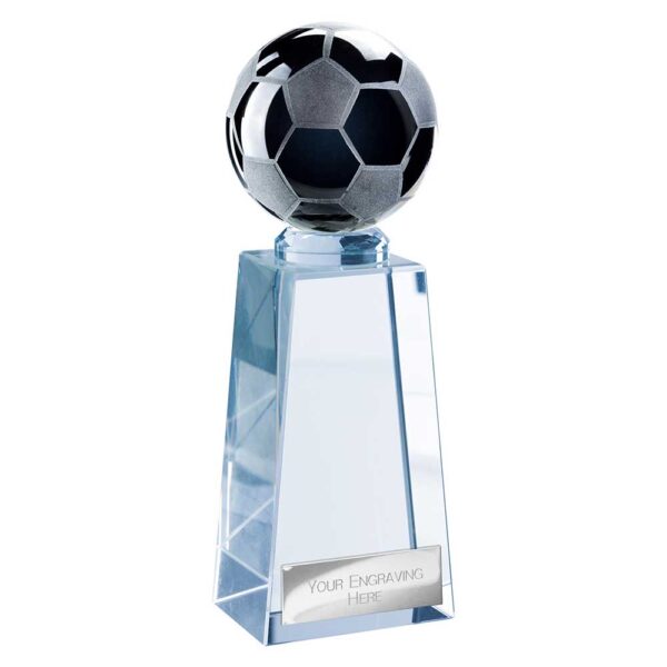 Aurora Football Glass Award Trophy HQ