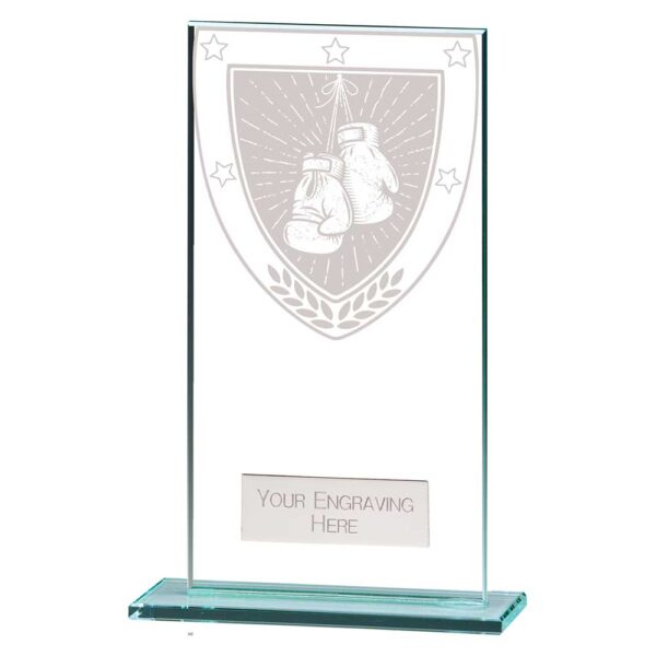 Millennium Boxing Jade Glass Award Trophy HQ