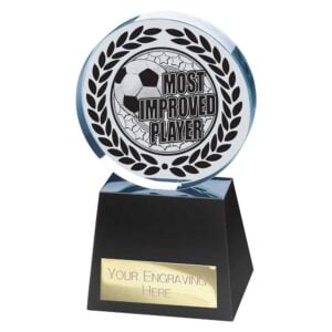 Emperor Most Improved Crystal Award Trophy HQ
