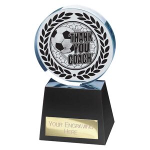 Emperor Thank You Coach Crystal Award Trophy HQ