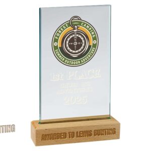 Kraken Glass Award Trophy HQ
