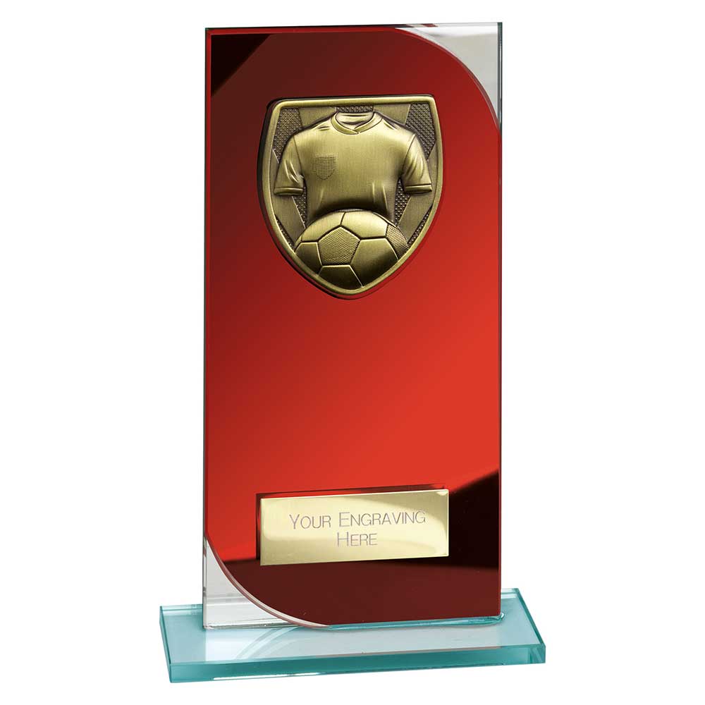 Seismic Cobra Football Red and Silver Seismic Cobra Football Red and Silver Trophy HQ 4