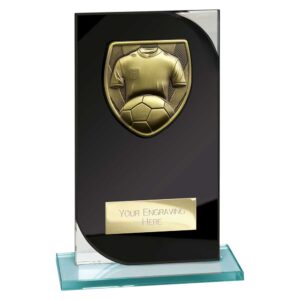Seismic Cobra Football Black and Silver Trophy HQ