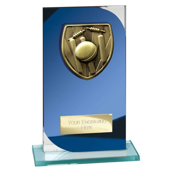 Seismic Cobra Cricket Blue and Silver Trophy HQ