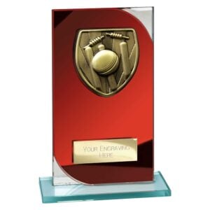 Seismic Cobra Cricket Red and Silver Trophy HQ