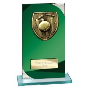 Seismic Cobra Cricket Green and Silver Trophy HQ