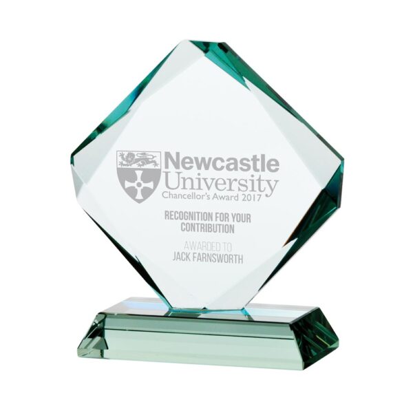 Accord Jade Glass Award Trophy HQ