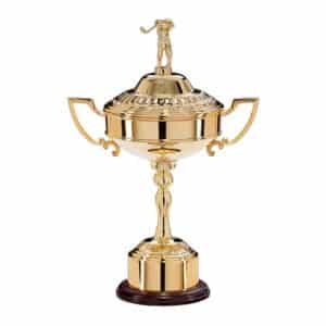 Sterling Golf Gold Plated Trophy Cup Trophy HQ