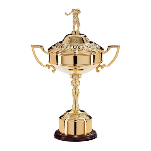 Sterling Golf Gold Plated Trophy Cup Trophy HQ