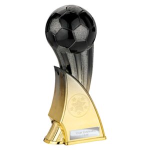 The Firestorm Football Trophy Black and Gold The Firestorm Football Trophy Black and Gold Trophy HQ 2