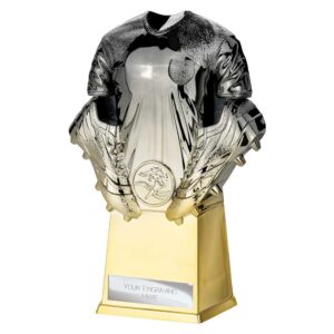 Invincible Shirt Football Trophy Black and Gold Trophy HQ