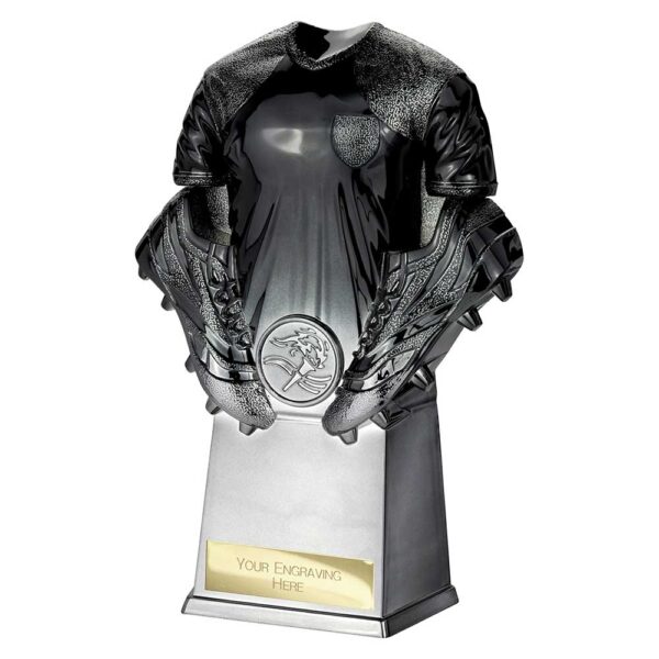 Invincible Shirt Football Trophy Black and Gunmetal Trophy HQ