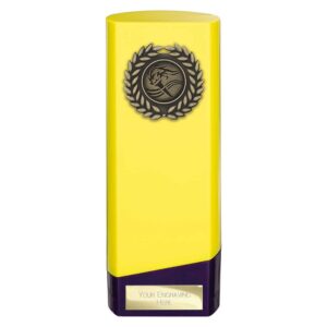 Prime Multi Award Trophy Yellow and Purple Trophy HQ
