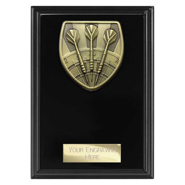Cobra Plaque Darts Black Trophy HQ