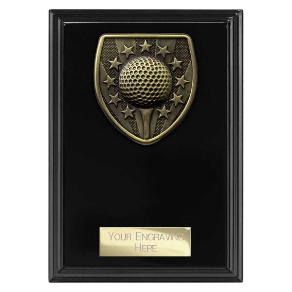 Cobra Plaque Golf Black Trophy HQ