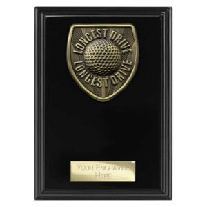 Cobra Plaque Golf Longest Drive Black Trophy HQ